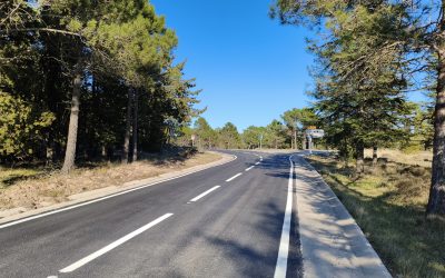La Diputació de Tarragona duu a terme obres de millora del ferm i la seguretat de la carretera T-704