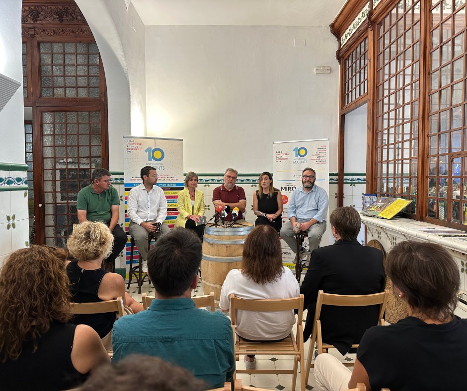 Vilaplana s'incorpora al festival accents amb dos concerts vermut en el seu 10è aniversari